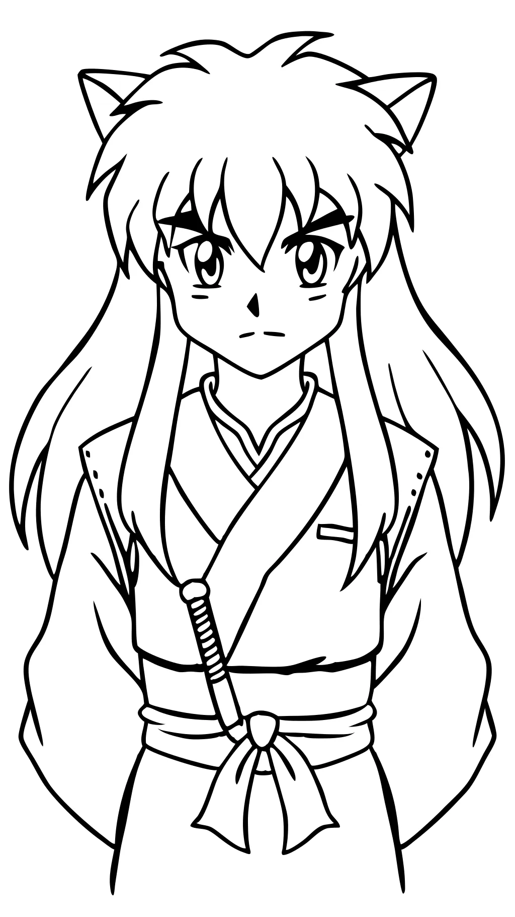 inuyasha coloring pages